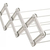Varal de Parede Sanfonado 1,20m Branco Secalux - comprar online