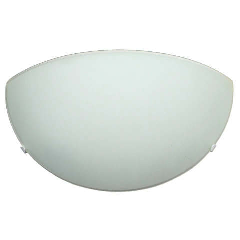 Arandela Meia Lua com Vidro Fosco 30cm 1 x E27 Jurerê Taschibra