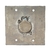Placa para Piso 4x4 para 1 Tomada Redonda em Inox Stamplac na internet