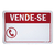 Placa de Sinalização Adesiva em PVC 20 x 30cm Vende-se 1251 Decore