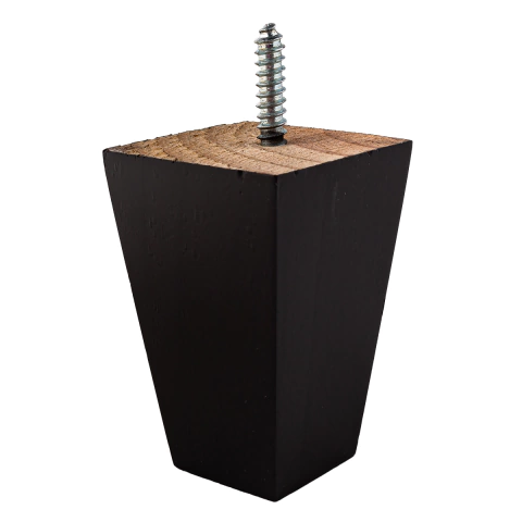 Pé para Cama Box Trapézio 90mm em Madeira