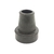 Ponteira para Muleta Reforçada 7/8" 21mm de Borracha Preta Forsan