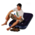 Colchão Inflável Solteiro 185 x 76 x 22cm com Fole 009071 Mor - comprar online