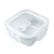 Pote Hermético Quadrado de Vidro 310mL 11,2 x 11,2 x 4,8cm CK6313 Clink - comprar online