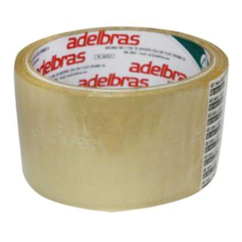 Fita Empacotadora Transparente 48mm x 40m Adelbras