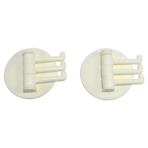 Gancho Triplo em Plástico com 2 Peças CK3563 Clink