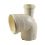 Joelho com Visita 100 x 50mm 90º Esgoto em PVC Série Normal Krona