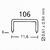 Grampo Reto 106/6 6 x 11,6mm com 3500 Peças Rocama - Mr. Home