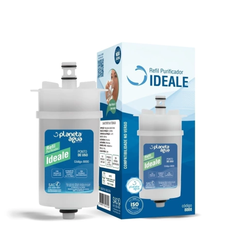 Refil Planeta Água Ideale 8000A para Purificador Ideale