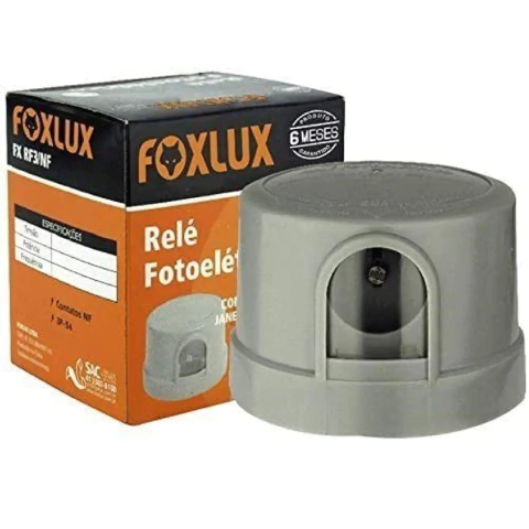 Relé Fotoelétrico sem Base com Janela IP-54 Foxlux