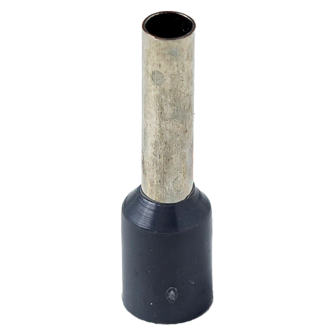 Terminal Tubular Pré-Isolado 4mm² Cinza