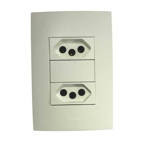 Conjunto Pial Vela Tomada Dupla 2P+T 20A Completa Legrand