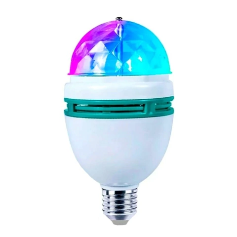 Lâmpada Giratória Colorida 3W com Bocal E-27