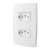 Pialplus Tomada Dupla 10A com Placa 2x4 615075 Legrand