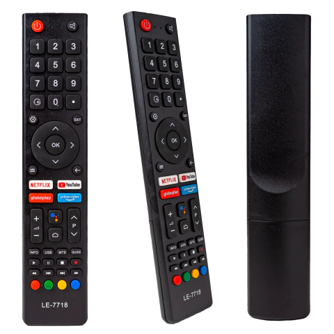 Controle Compatível com TV Philco Netflix / Globo Play / Youtube / Amazon LE-7718 Lelong