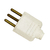 Plug Macho de 3 Pinos 10A 180º PLD1-3 Margirius - loja online