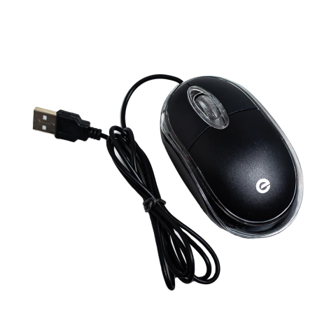 Mouse Óptico USB Preto MS-9 1000dpi Exbom