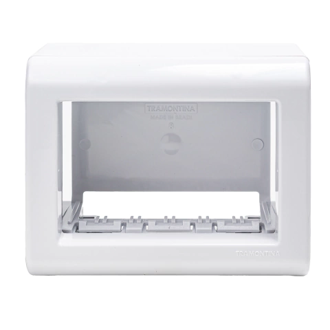 Lizflex Caixa para 3 Módulos 57303/003 Tramontina - Branco