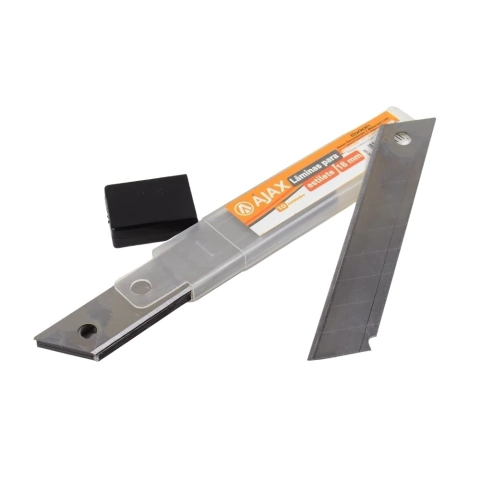 Lâmina para Estilete 18mm com 10 Unidades Ajax
