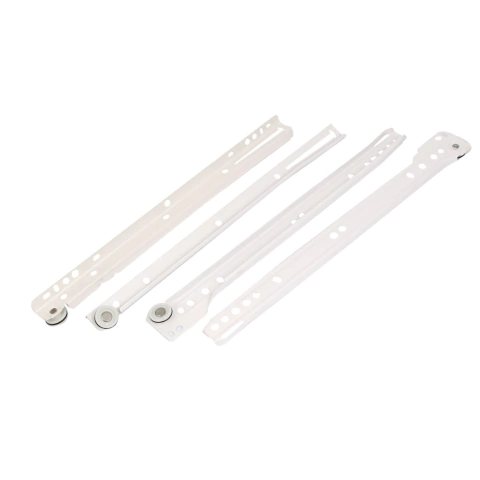 Corrediça para Gaveta 25cm Branca com 2 Unidades