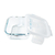 Pote Hermético Quadrado de Vidro 310mL 11,2 x 11,2 x 4,8cm CK6313 Clink na internet
