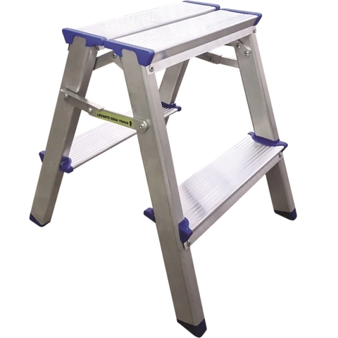 Escada Banqueta de Alumínio 2 Degraus Alustep SBA