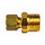 Adaptador para Gás 1/2" NPT x 3/8" com Anilha para Tubo de Cobre - comprar online