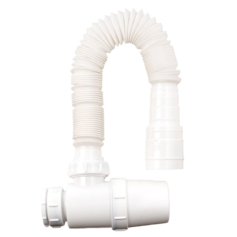 Sifão Tubo Extensível Universal com Copo 74cm 7167 Censi - Branco