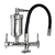 Torneira 2178 Gourmet Color de Bancada com Filtro em ABS 2350 Império - Preto na internet