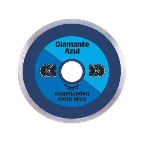 Disco de Corte 4.3/8" Super Liso Seco Diamante Azul