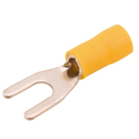 Terminal Forquilha Pré-Isolado 4,0 a 6,0mm² Amarelo