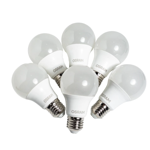 Kit com 6 Lâmpada Bulbo A60 Led 9W 6500K Bivolt Osram