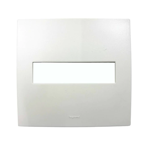Pial Vela Placa 4x4 para 2 Módulos Branca 685191 Legrand