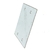 Placa para Piso 4x4 Cega em Inox Stamplac