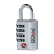 Cadeado TSA para Viagem com Segredo Pado - Prata