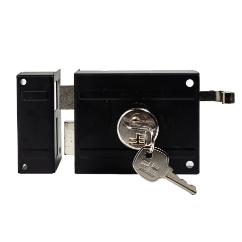 Fechadura de Sobrepor para Portão 3F - Preto