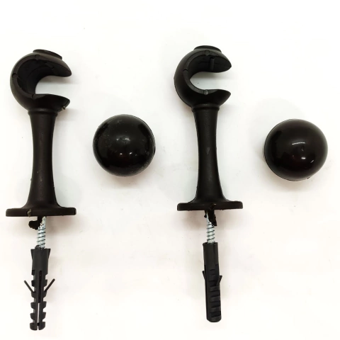 Suporte para Varão de Cortina Simples 19mm com 2 Unidades