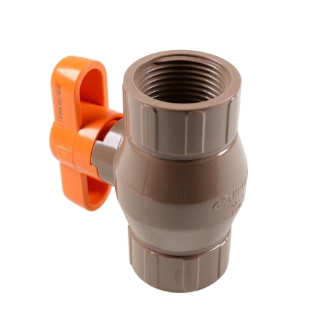 Registro de Esfera Roscável 1" em PVC Krona