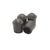 Ponteira Externa Redonda de Borracha Preta 1/2" com 4 Unidades Forsan