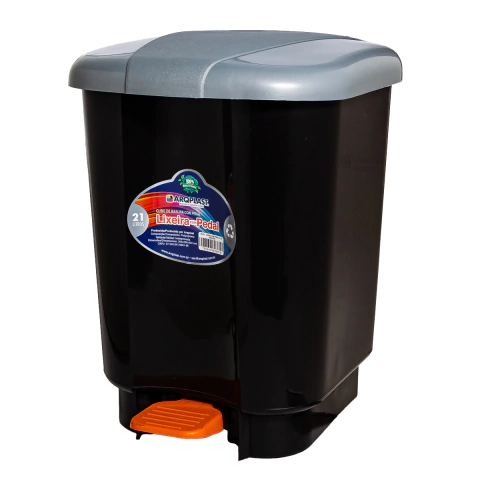 Lixeira Plástica 21L com Pedal 25345 Arqplast