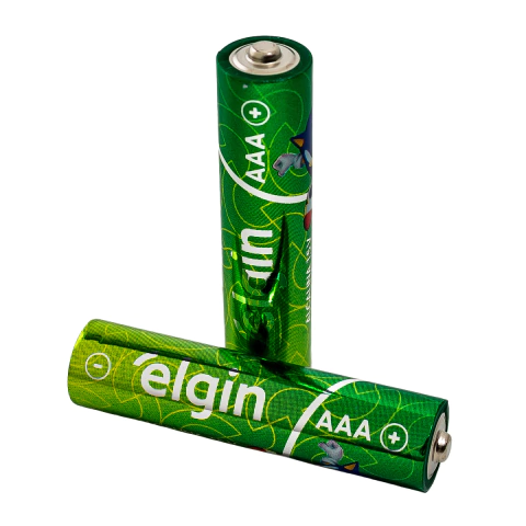 Pilha AAA Alcalina Palito Elgin com 2 Unidades