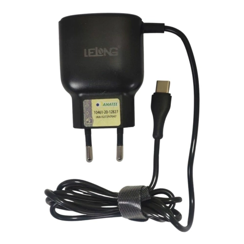 Carregador Ultra-Rápido para Celular Tipo C LE-242C Lelong