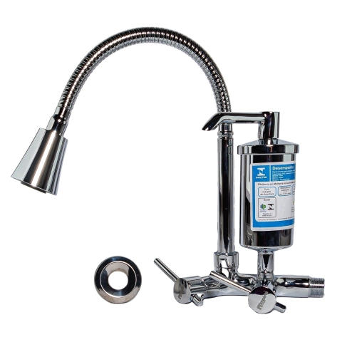 Torneira Gourmet de Parede com Filtro de Metal e Chuveirinho Cone 6206 Império