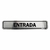 Placa de Sinalização Adesiva em Alumínio 5 x 25cm Entrada 452 Decore