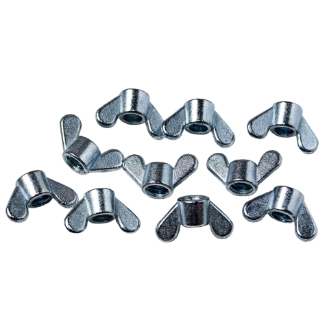 Porca Borboleta 3/16" Zincada com 10 Unidades Mr. Home