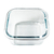 Pote Hermético Quadrado de Vidro 310mL 11,2 x 11,2 x 4,8cm CK6313 Clink - Mr. Home