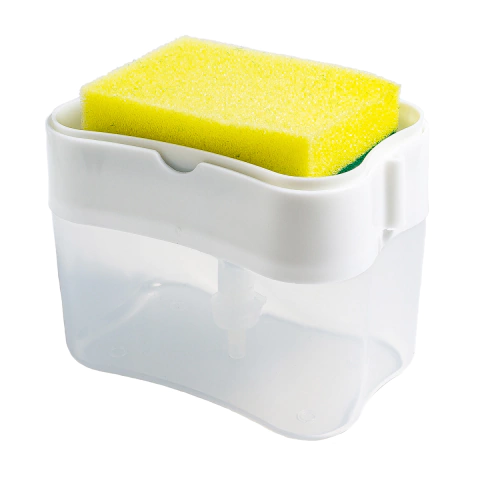 Dispenser para Detergente 2 em 1 14x9x10,5cm CK4939 Clink