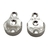 Suporte para Cabideiro 26mm em Metal com 2 Unidades Criativa - comprar online