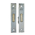Fechadura Auxiliar Tetra Dupla 1001 Stam - Inox - comprar online