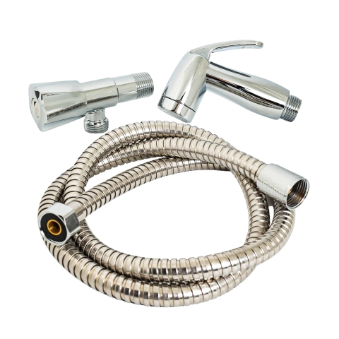 Ducha Higiênica Completa em PVC Cromado 1/4 de Volta 2330 Império